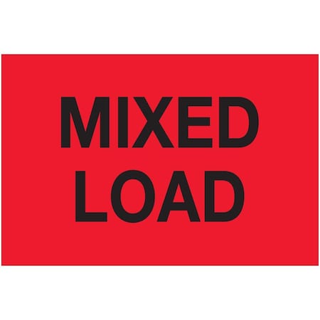 Officespace 2 x 3 in. Mixed Load Labels, Fluorescent Red OF3361032